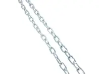 Electrogalvanized 3/16-inch Steel Swing Chain - Drum of 800 Continuous Feet