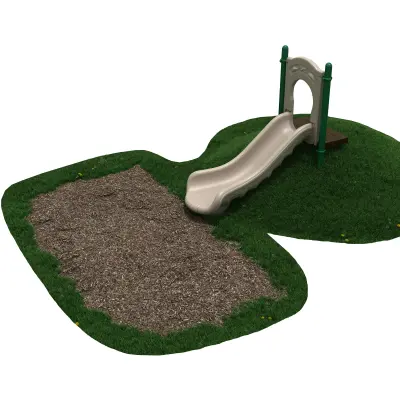 3-feet Single Straight Hillside Slide