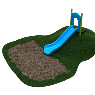 4-feet Single Straight Hillside Slide