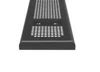 6 foot long Helping Hands Buddy Bench with Perforated Steel with Back