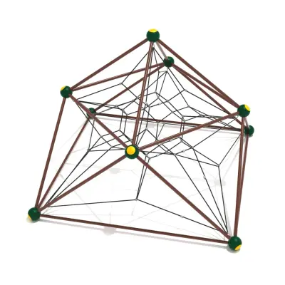 Cosmic Crest Rope Climbing Net