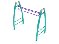 Freestanding Curved Post Overhead Parallel Bar Climber
