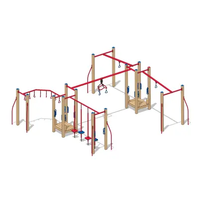 Pioneer Recycled Playground Fitness Course