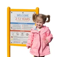 2-Sided Playground Safety Rules and Welcome Sign