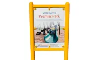 2-Sided Playground Safety Rules and Welcome Sign