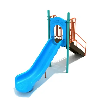 4-feet Straight Single Piece Free Standing Slide