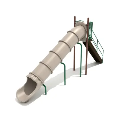 7-feet Straight Tube Free Standing Slide
