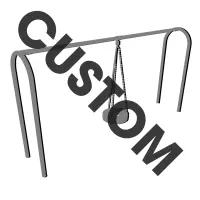 Elite Series 3.5 inch Arch Post Tire Swing 8 Foot