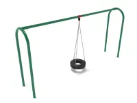 Elite Series 3.5 inch Arch Post Tire Swing 8 Foot