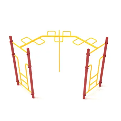 Freestanding 90-Degree Snake Ladder