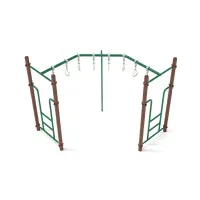 Freestanding Octagon Rung Horizontal Ladder