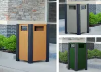 Recycled Plastic Ridgeview Receptacle