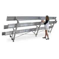 Tip 'N Roll Aluminum Frame Bleachers