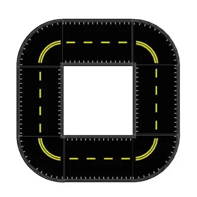 Daytona Square Pedal Path