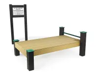 4-Station Recycled Plastic Fitness Station