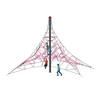 4-Sided Spider Pyramid Net Climber 6-4 (244-inch install height)
