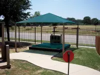 Square Shade Shelter with 8 feet high Entrance Height