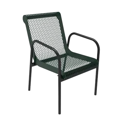 MyTCoat Expanded Metal Stacking Chair