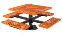 Essentials - Classic Square Pedestal Table