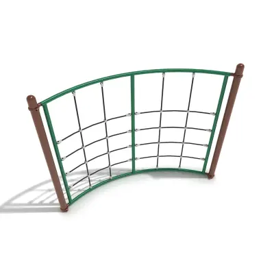 Freestanding Curved Net Climber