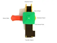 Small Tree House with Slide