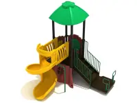 Large Tree House with Slide