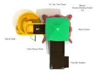 Large Tree House with Slide