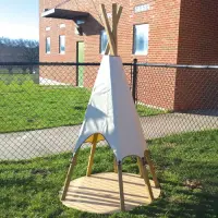 Tipi and Scalloped Covering