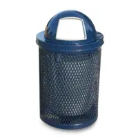 MyTCoat 32 Gallon Expanded Metal Trash Receptacle