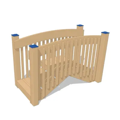 Triple Stepper Bridge with Pickets