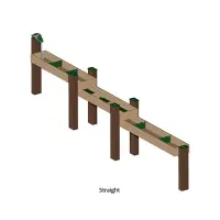 Straight Triple Water Trough