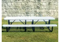 MyTCoat Expanded Metal Portable Frame Picnic Table