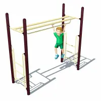 Freestanding Double Parallel Bars
