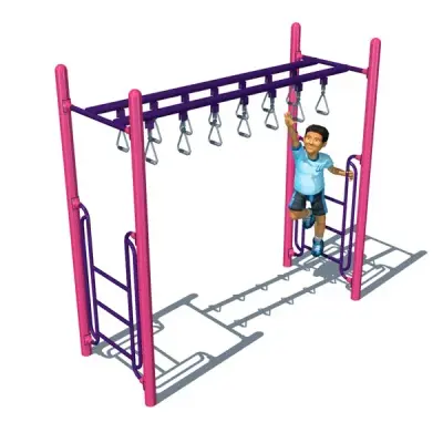 Freestanding Double Trapeze