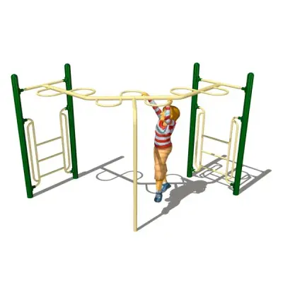 Freestanding 90 Degree Loop Rung