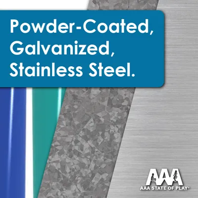 Powder-Coated vs. Galvanized vs. Stainless Steel: Which Playground Equipment Finishes Last Longest