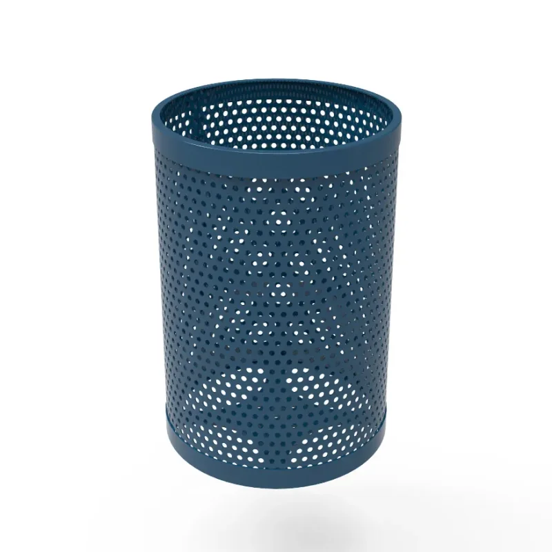 MyTCoat 32 Gallon Honeycomb Steel Trash Receptacle