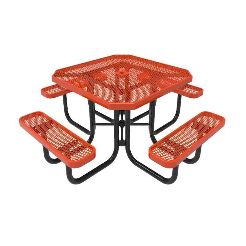 MyTCoat Expanded Metal Portable Frame Octagon Table