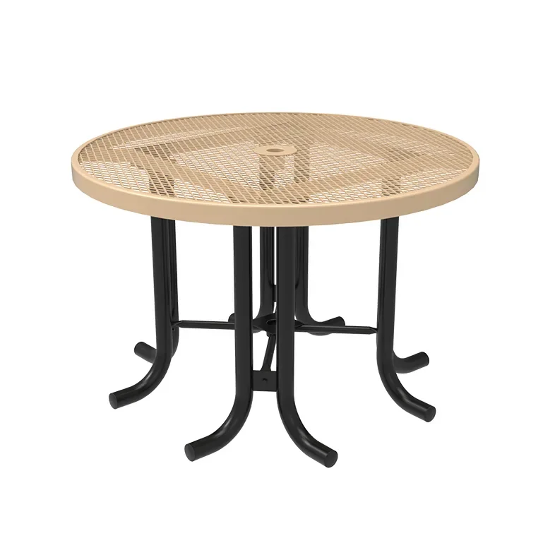 MyTCoat Expanded Metal Round Patio Table
