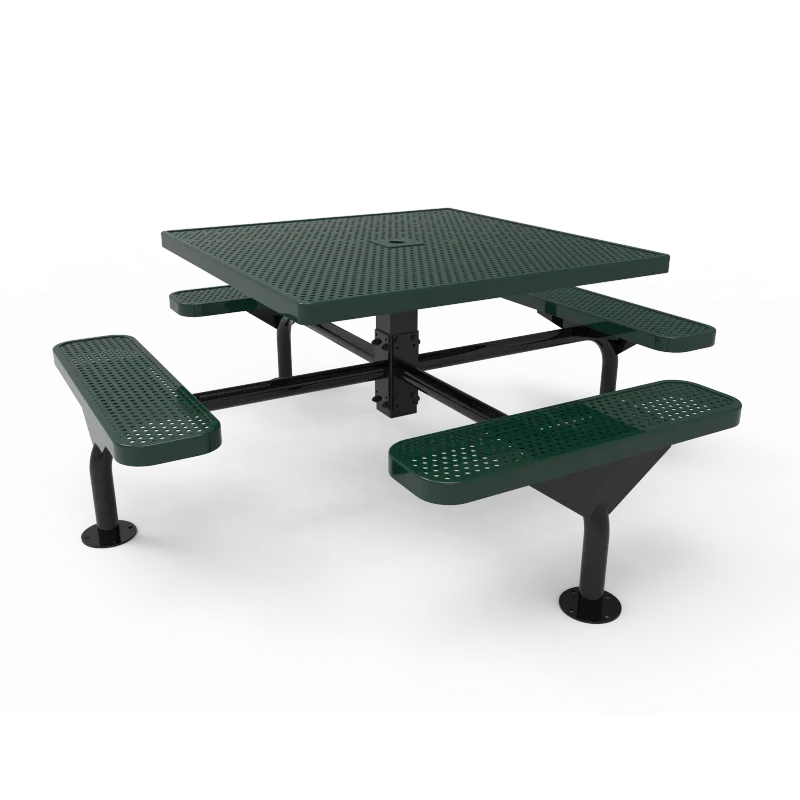 MyTCoat Honeycomb Steel Deluxe Frame Square Table