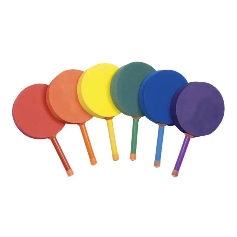 7" Handle Badminton Foam Paddle (set of 6)