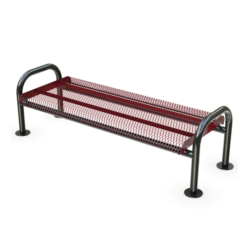 Modern Standard Style Park Bench Without Back
