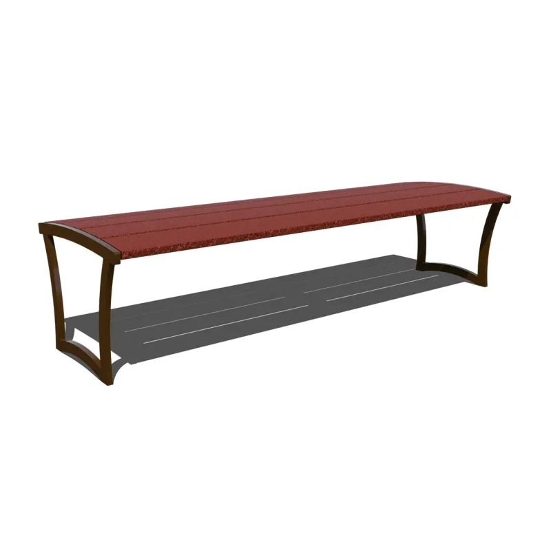 Uptown - Bryce Ipe Wood Slatted Bench without Back