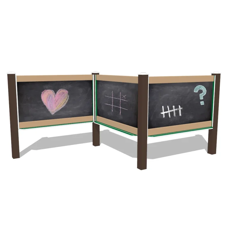 Outdoor Magnetic Chalkboard Triple
