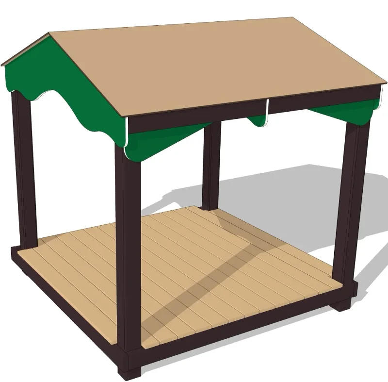 Drama Deck with Roof