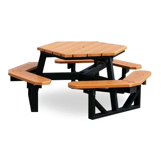 Recycled Plastic Hex Table