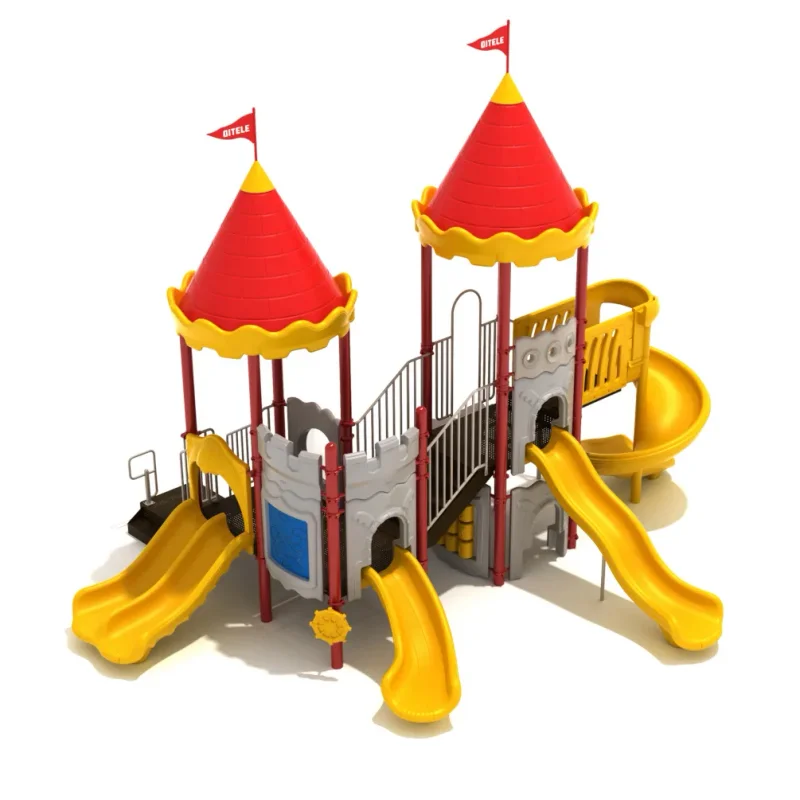 Court of Kids Play Structure