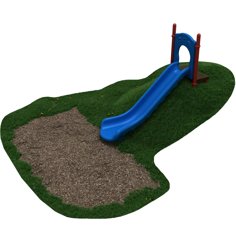5-feet Single Straight Hillside Slide