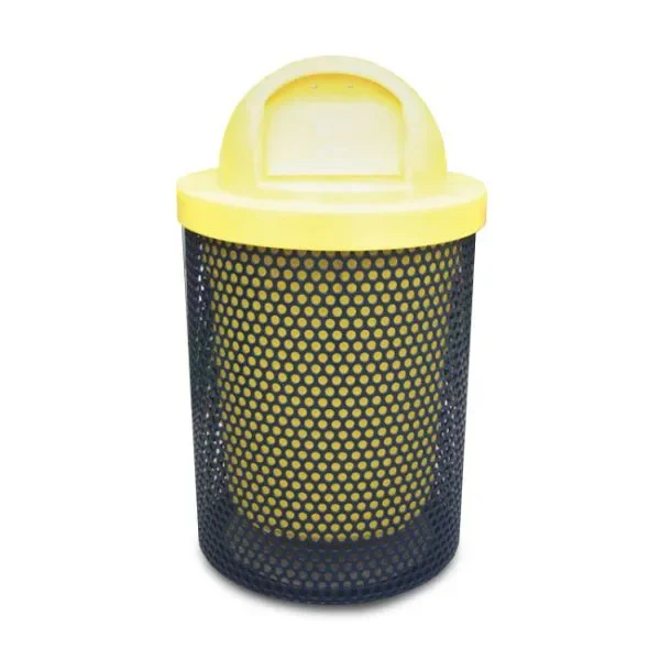 Essentials - Perforated Style Trash Receptacle