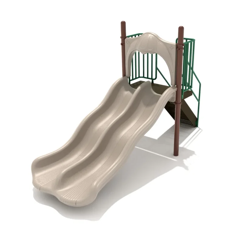 4-feet Double Wave Free Standing Slide